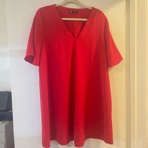 Red Zara swing Dress / Long Tunic